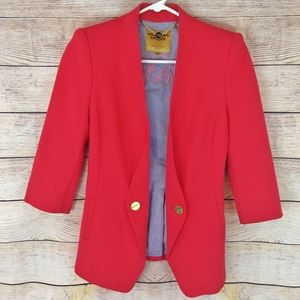 Ted Baker London Working Title Blazer Red Rufia W